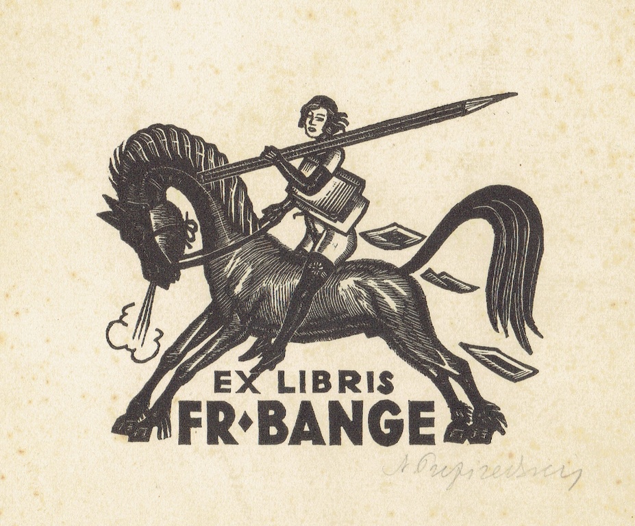 Ex.Libris. Francis Bange.