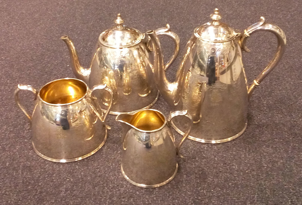 Silver plated service