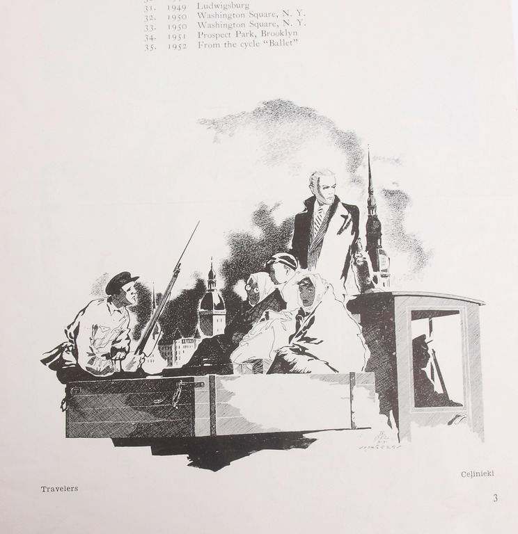 Catalog of Sigismund Vidberg graphic art exhibition 