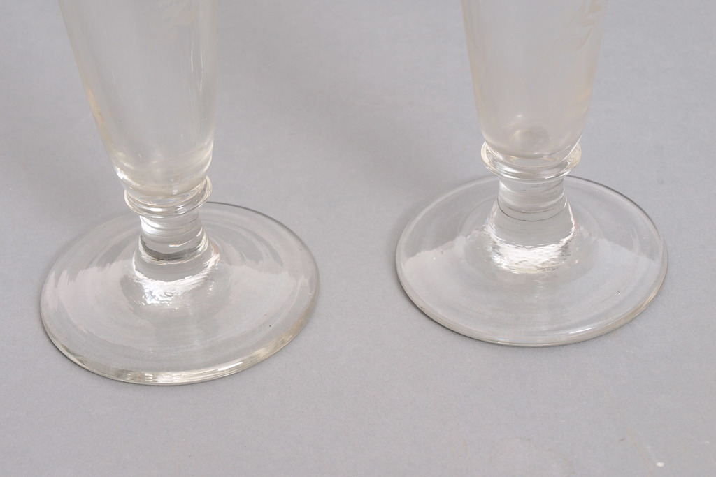 Glass glass for champagne 2 pcs.