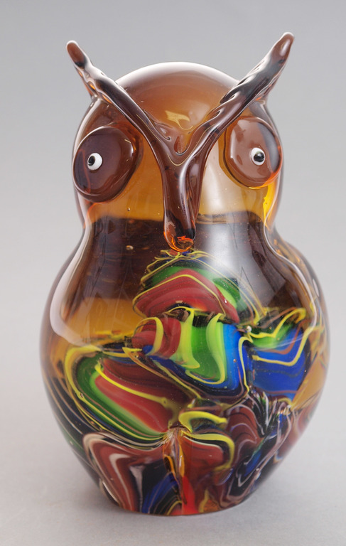 Colorful  glass figure 
