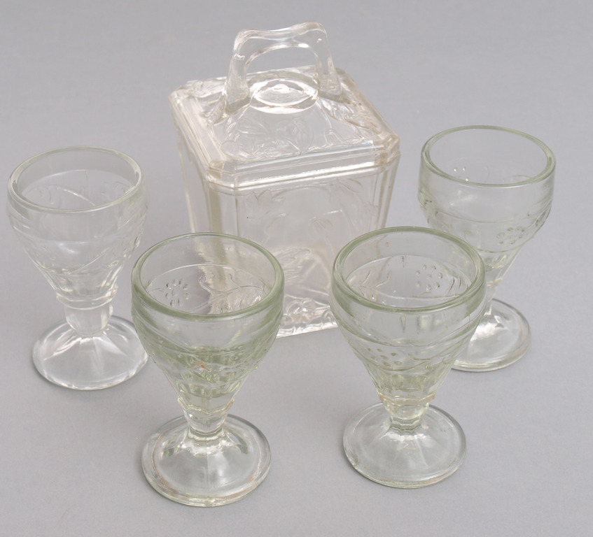 Glass set - utensil, 4 cups