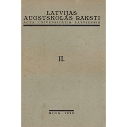 Latvijas universitātes raksti (II sējums)
