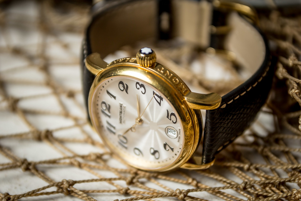 Men's Montblanc Star Automatic Gilt Wrist Watch