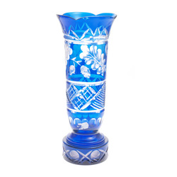 Colorfull glass vase