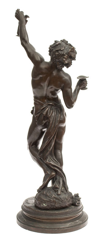 Couple of bronze figures