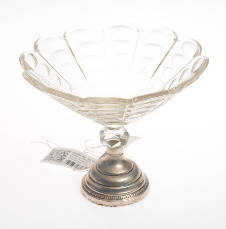 Silver utensil with silver finish for sweets