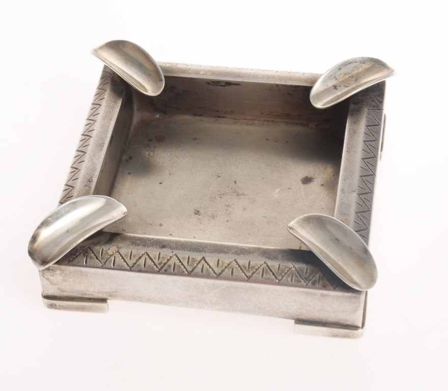 Silver ash tray