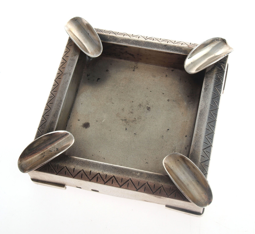 Silver ash tray
