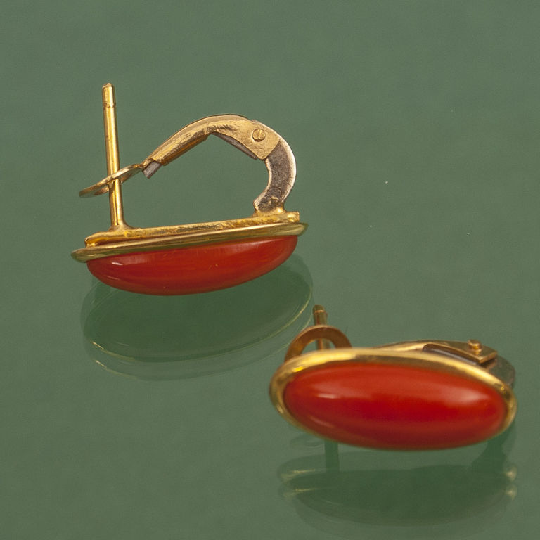 Gold set - earrings and ring