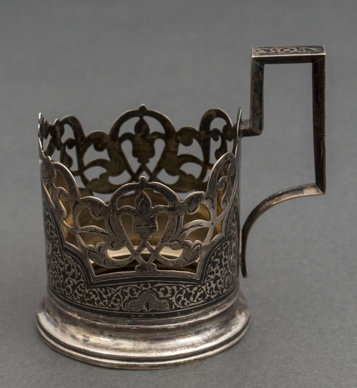 Silver cup/glass holder