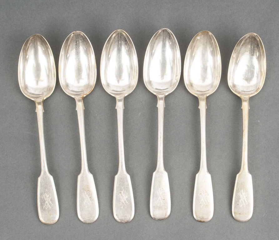 Silver spoon set 6 pcs.