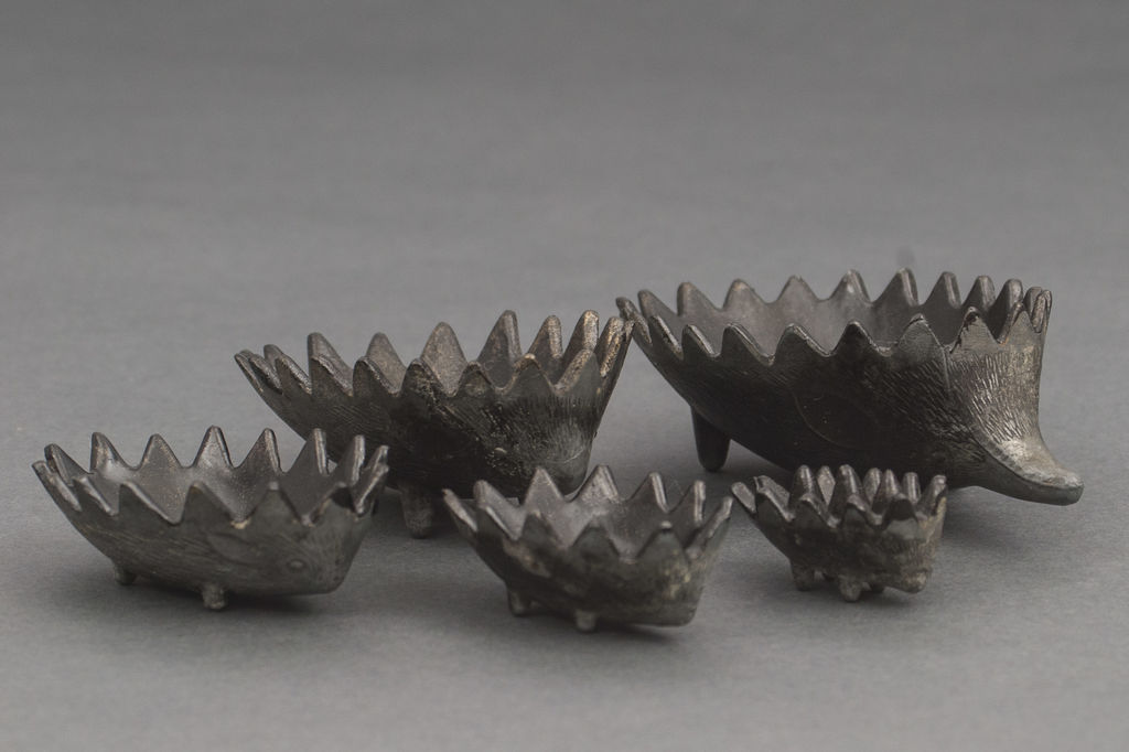 Set of decorarive hedgehogs (5 pcs)