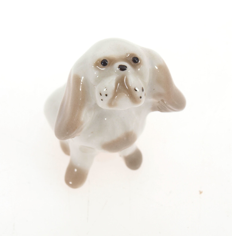 Porcelain figure “The dog(Болонка)”
