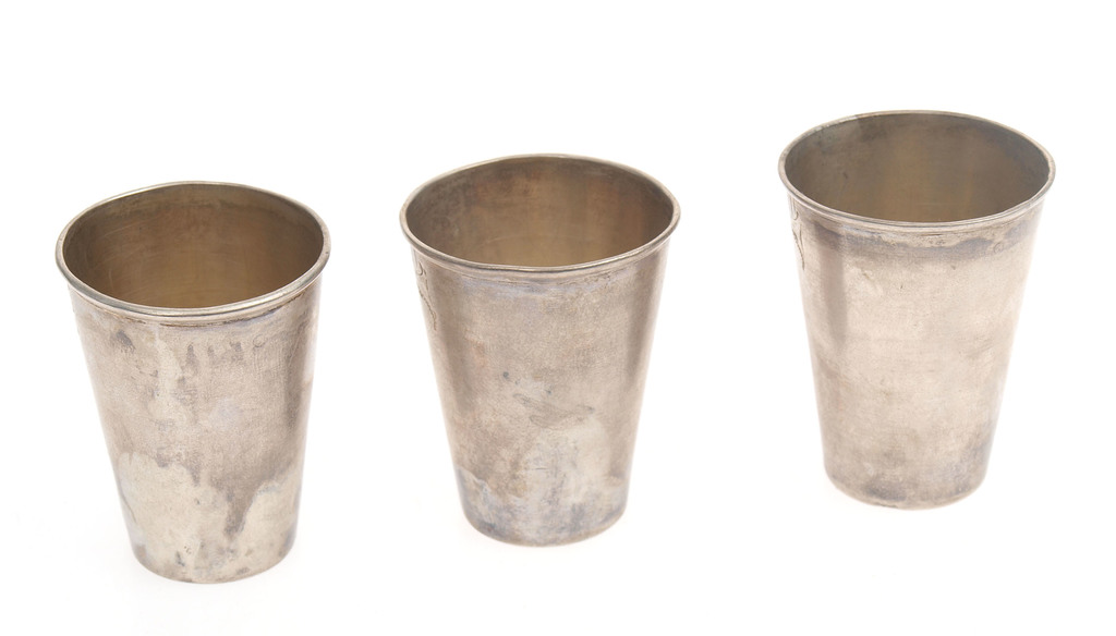 Silver cups 