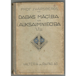 Prof. J.Varsbergs, etc., Natural Sciences and Agriculture
