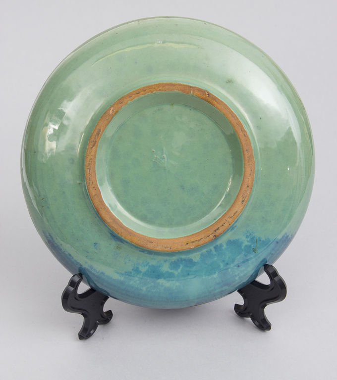 Art Nouveau ceramic plate