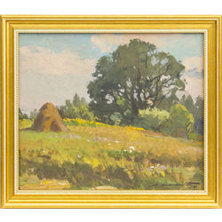 Landscape(two sided painting)