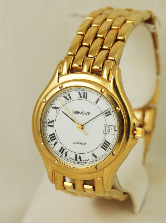 Gold wristwatch Geneve