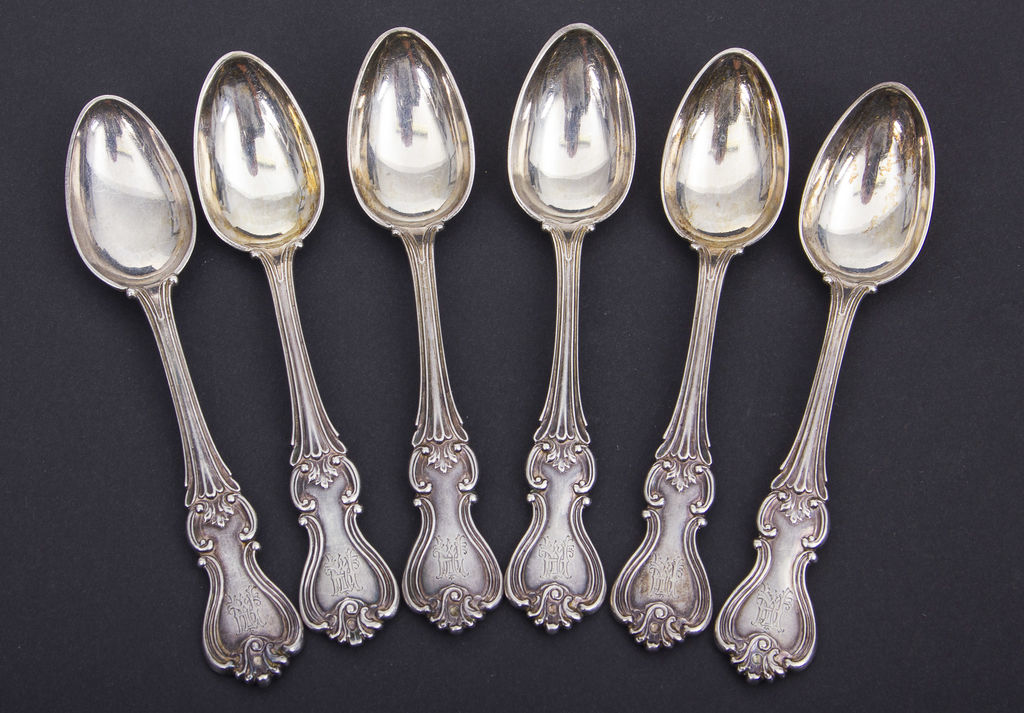 Silver teaspoon (6 pcs.)