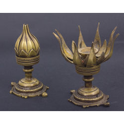 Bronze candlestick (2 pcs.)