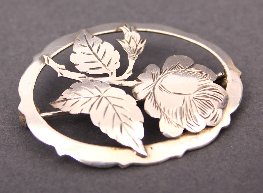 Art Nouveau серебро броши 