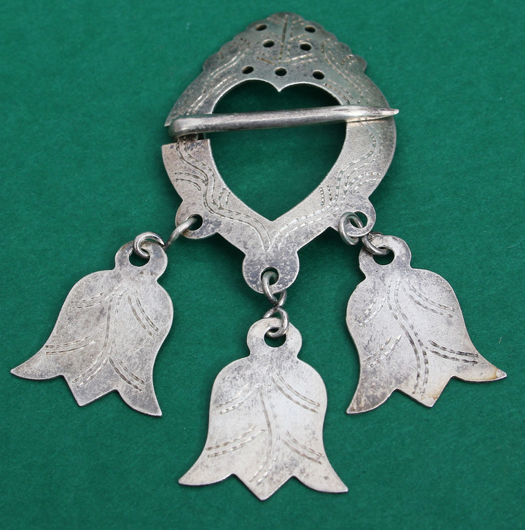 Silver brooch