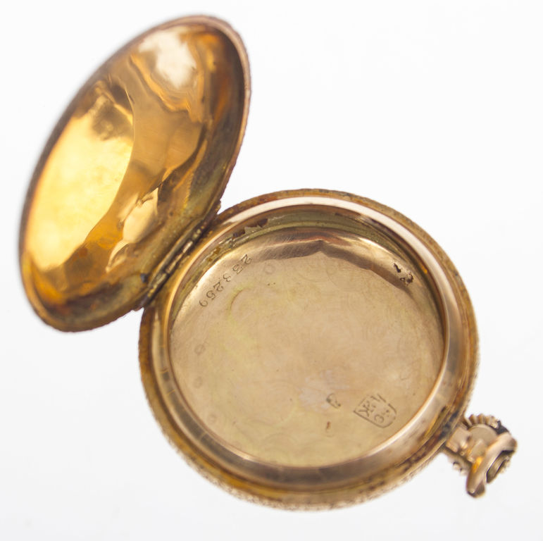 Gold pocket watch case