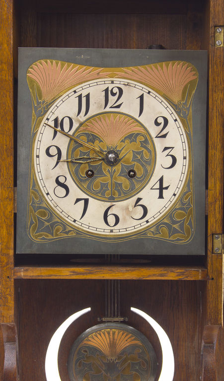 Art Nouveau Oak Watch