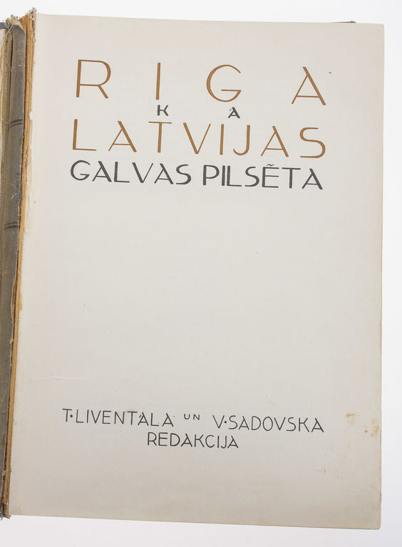 Collection of articles The reminder of the 10-year existence of the Republic of Latvia 