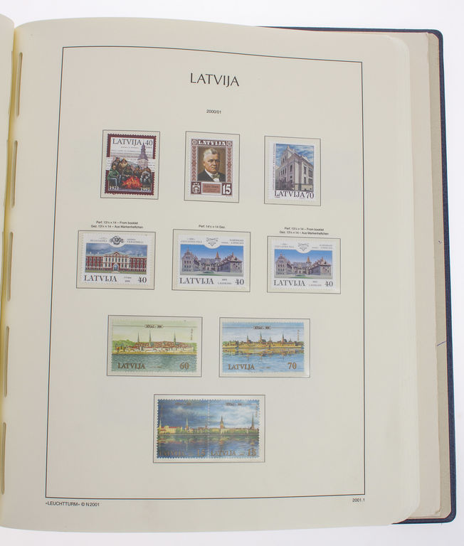 A stamp album/collection 1991-2010