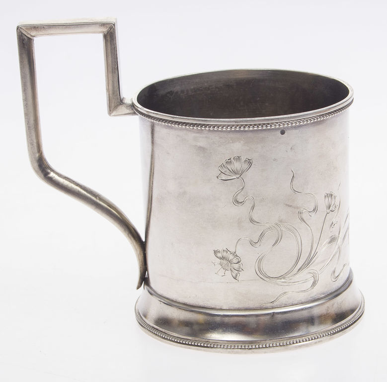 Silver cup holder