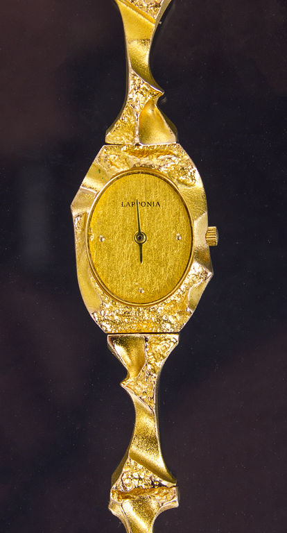 Sieviešu zelta rokas pulkstenis 