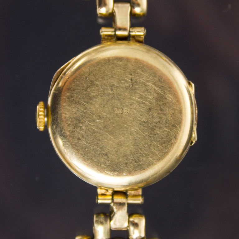Gold women's wristwatch Moser&Co
