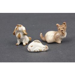 Porcelain figurines 3 pcs. 