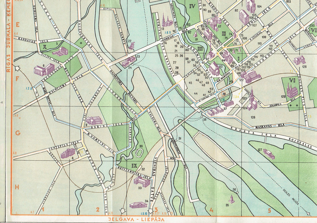 Rīgas karte