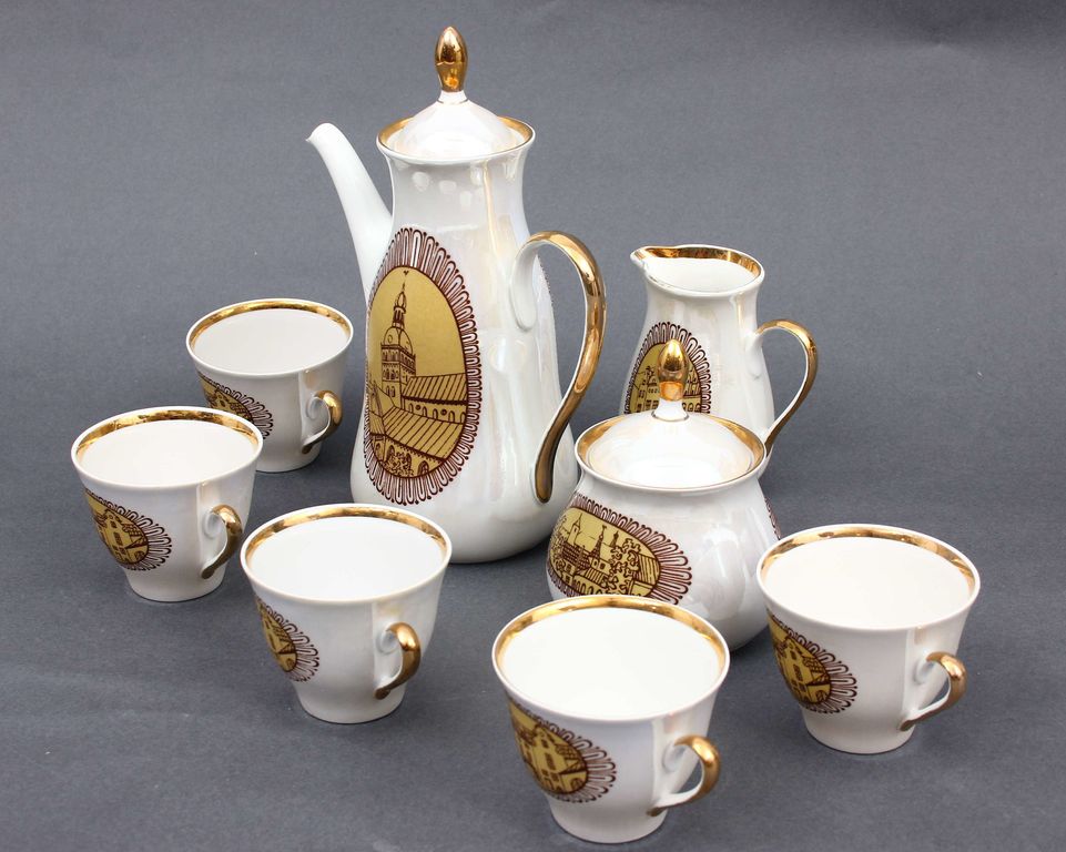 Porcelain coffee set Riga