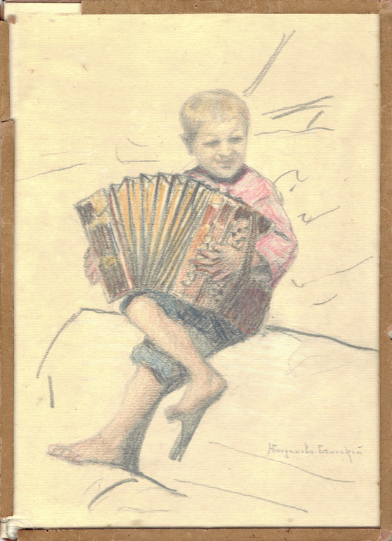 Мальчик с аккордеоном