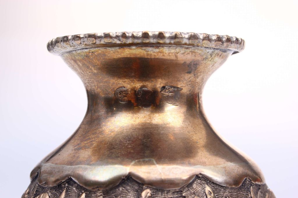 High fineness silver vase 