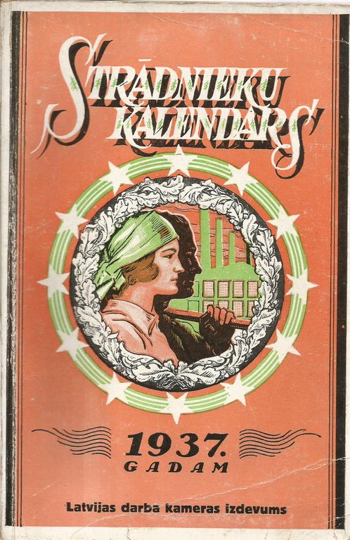 Strādnieku kalendārs 1937. un 1938.g.