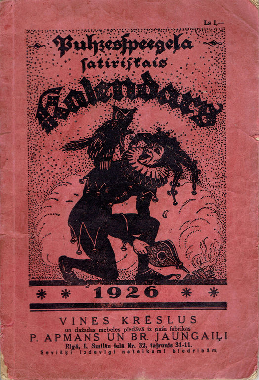Puhzesspeeģeļa satīriskais kalendārs 1924.g