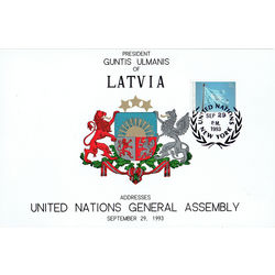 Почтовые марки ООН с печатью 2 шт.