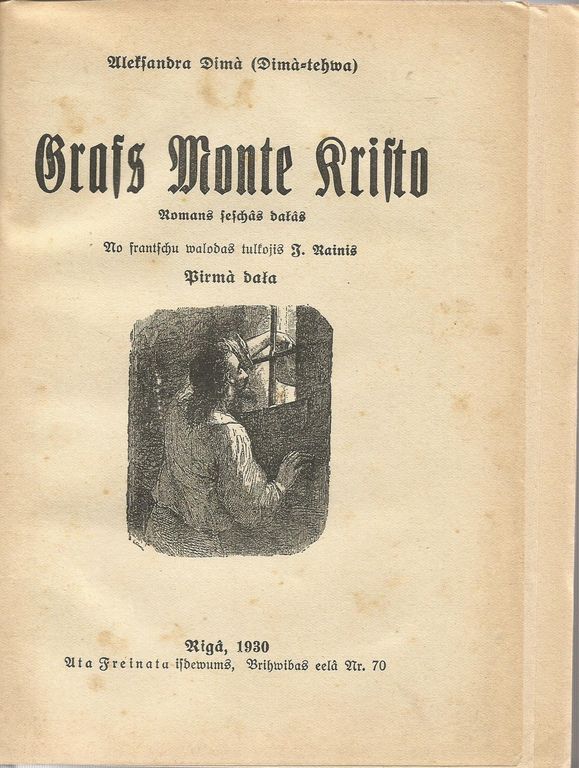 Count Monte Cristo, A.Dimā (I-III, IV-VI) 2 books