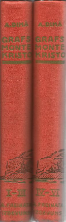 Count Monte Cristo, A.Dimā (I-III, IV-VI) 2 books
