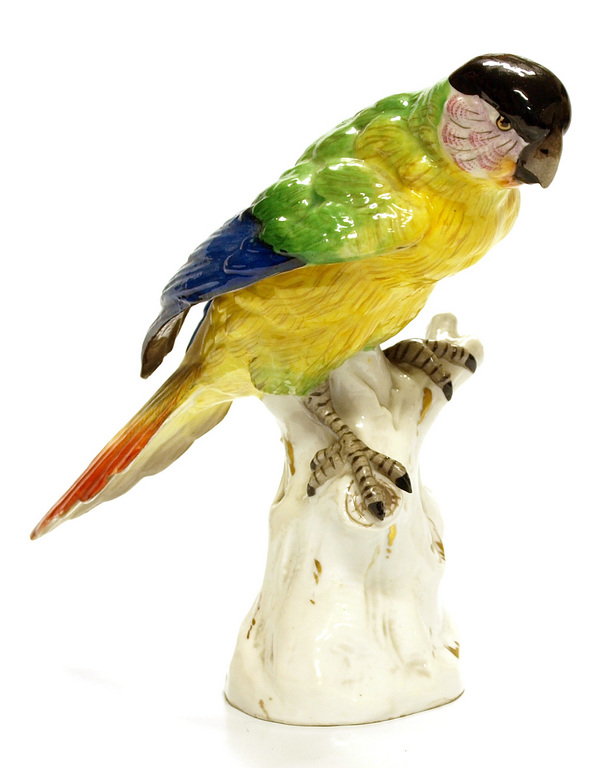 Porcelain figure  "Parrot"