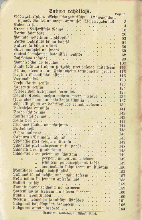Employee Pocket calendar 1912