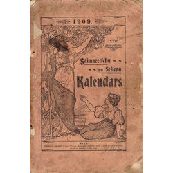 Calendar of houskeepers and maids for 1909