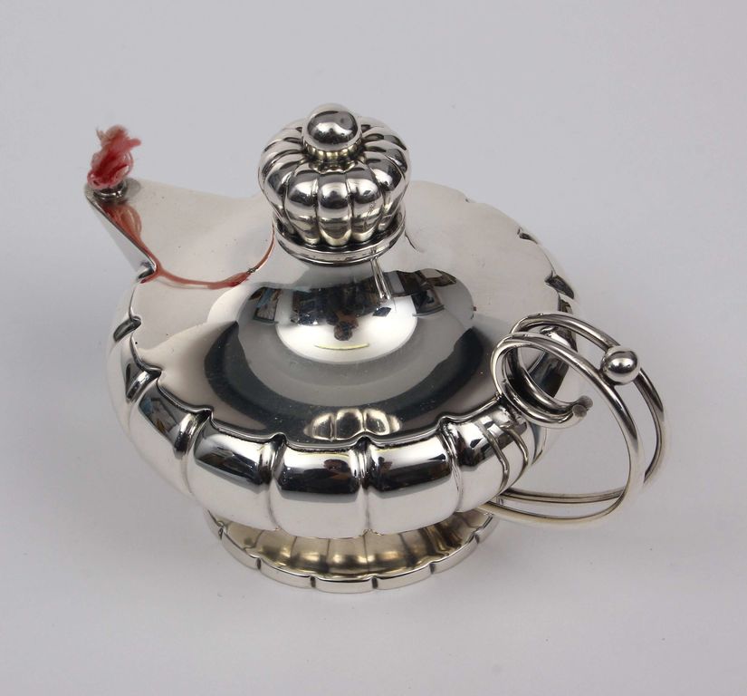 Серебро масляная лампа в стиле модерн