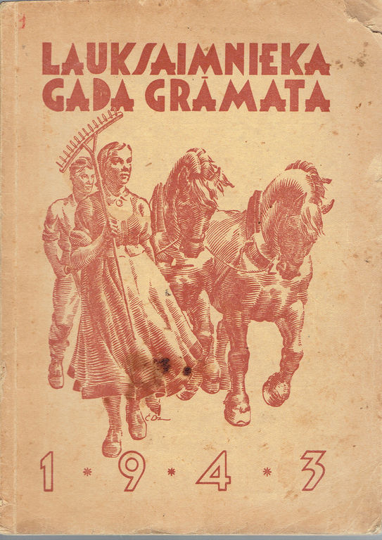 Lauksaimnieka gada grāmata 1943.g.