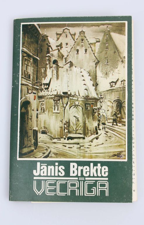 Postcard Album with replicas of Jānis Brekte 
